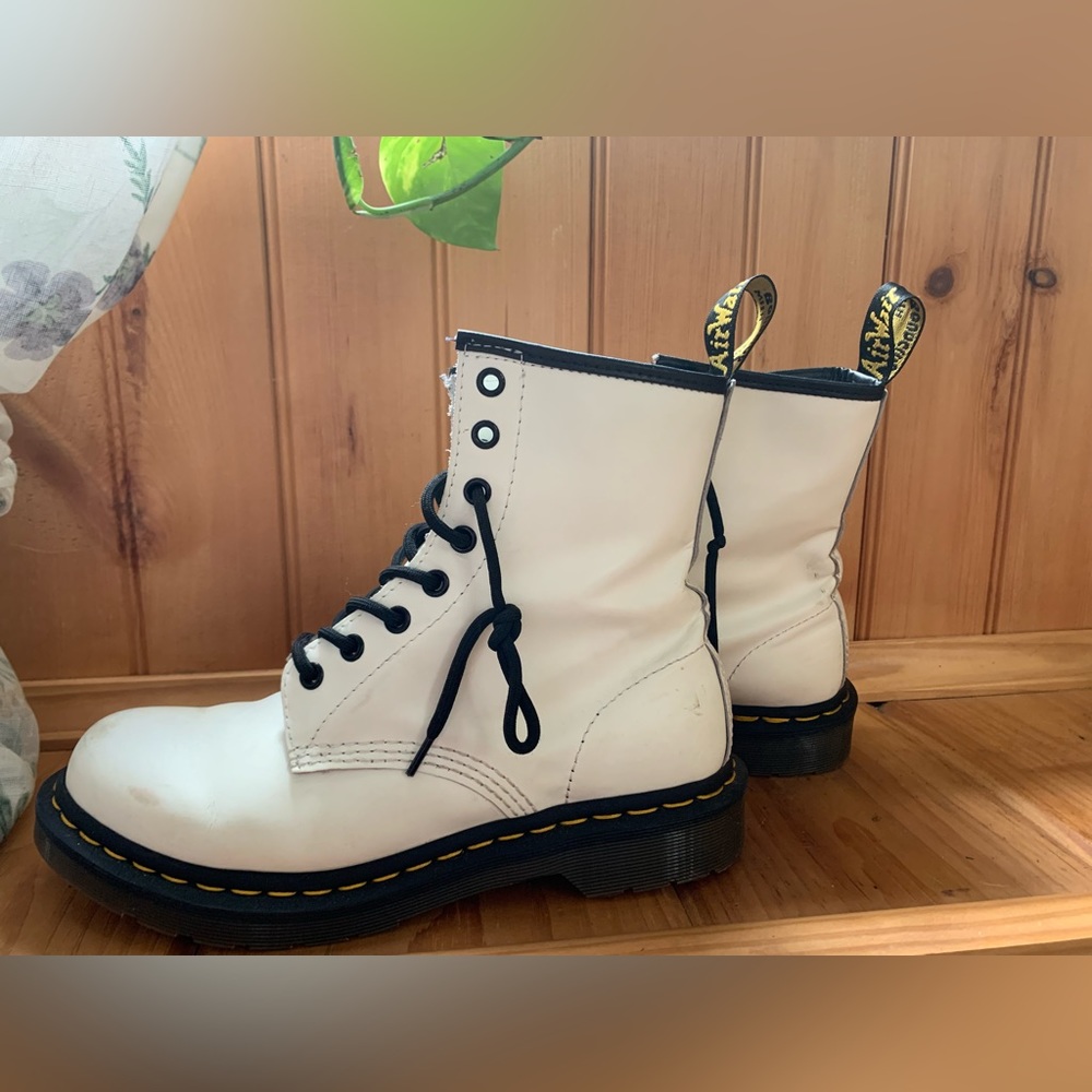 White DocMarten Boots